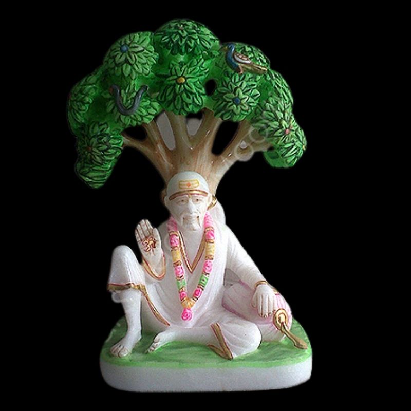 Dwarka Mai Statue under Tree