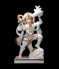 Makrana Marble Veer Hanuman Ji Moorti
