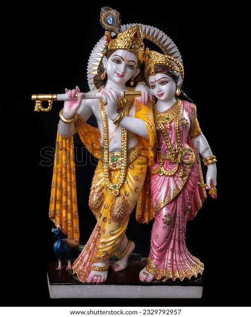 Krishna Makrana Marble Moorti